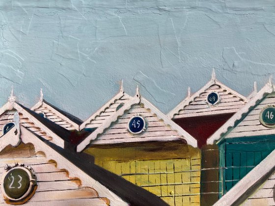 Seaside Beach Huts, Essex