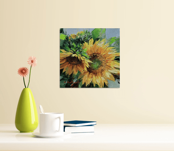 Sunflowers painting