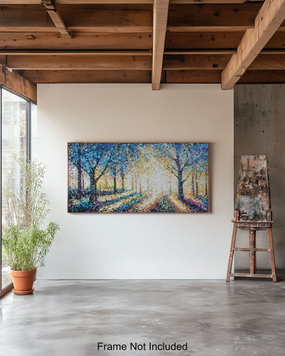 Where Beautiful Things Begin - Blue Landscape