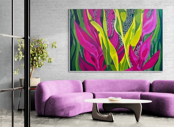 Tropical Leaves Dance #8