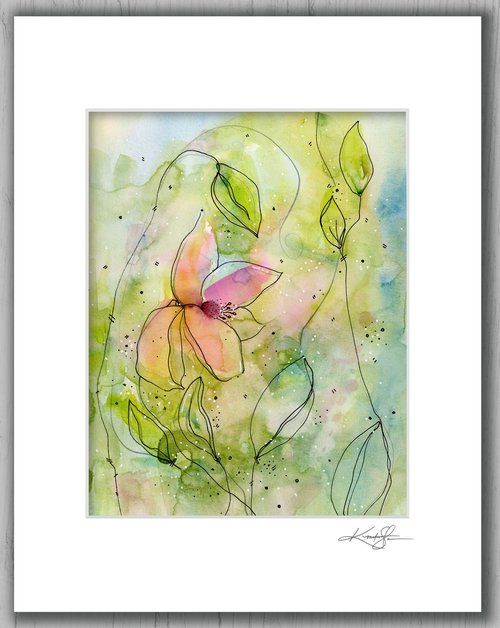 Botanical Music 1 - Floral Abstract Art by Kathy Morton Stanion by Kathy Morton Stanion