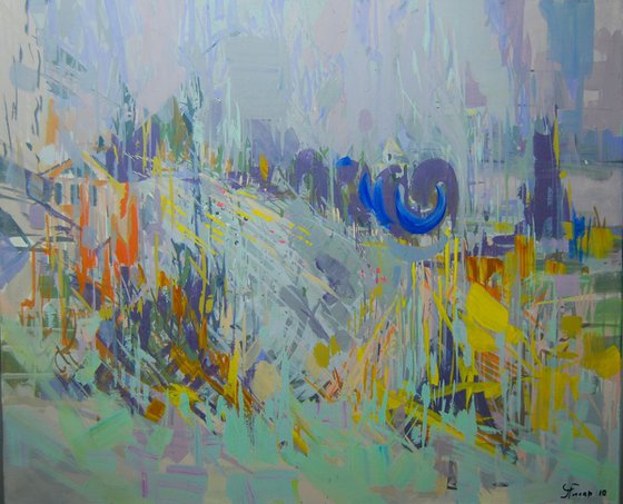 Abstract painting - City