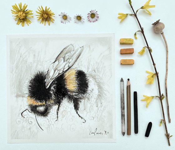 Charcoal Bumblebee #03