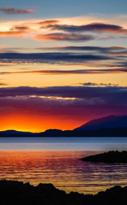 Sunset Over Skye A3 by Ben Robson Hull