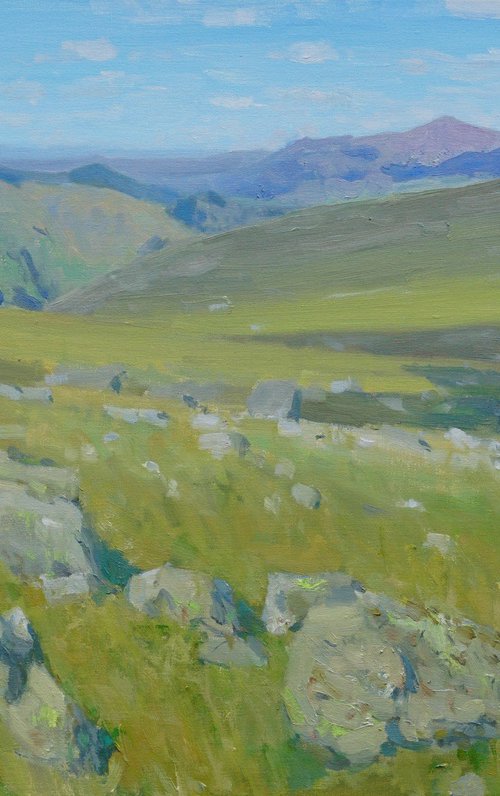 Helvellyn from Pike o' Stickle by Alex James Long
