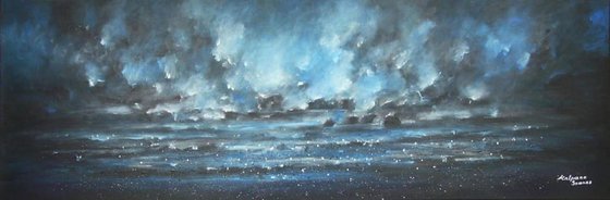 Drift  (Panoramic Landscape, 120x40cm)
