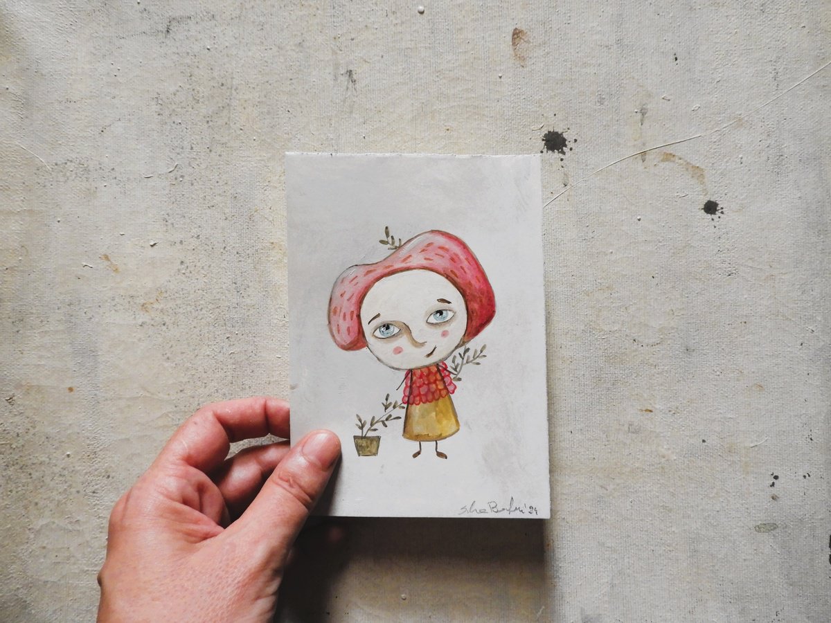 The funny little girl by Silvia Beneforti