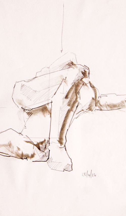Life Drawing No 71 by Ian McKay