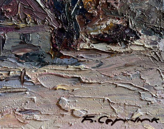 Winter Village Evening