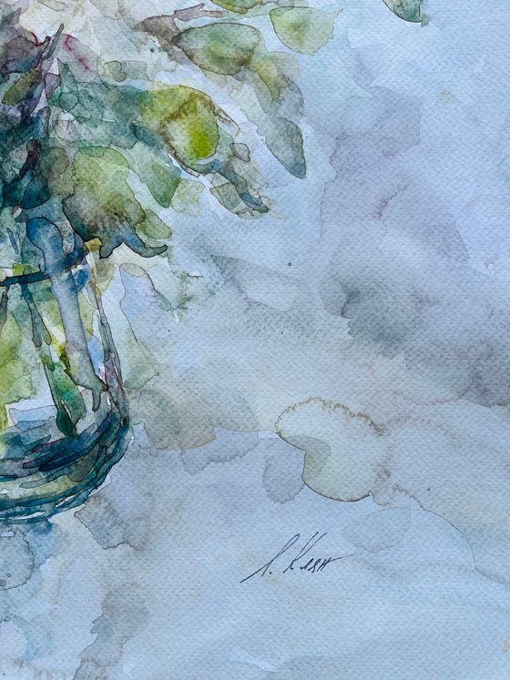 Peonies 50x65cm 2025