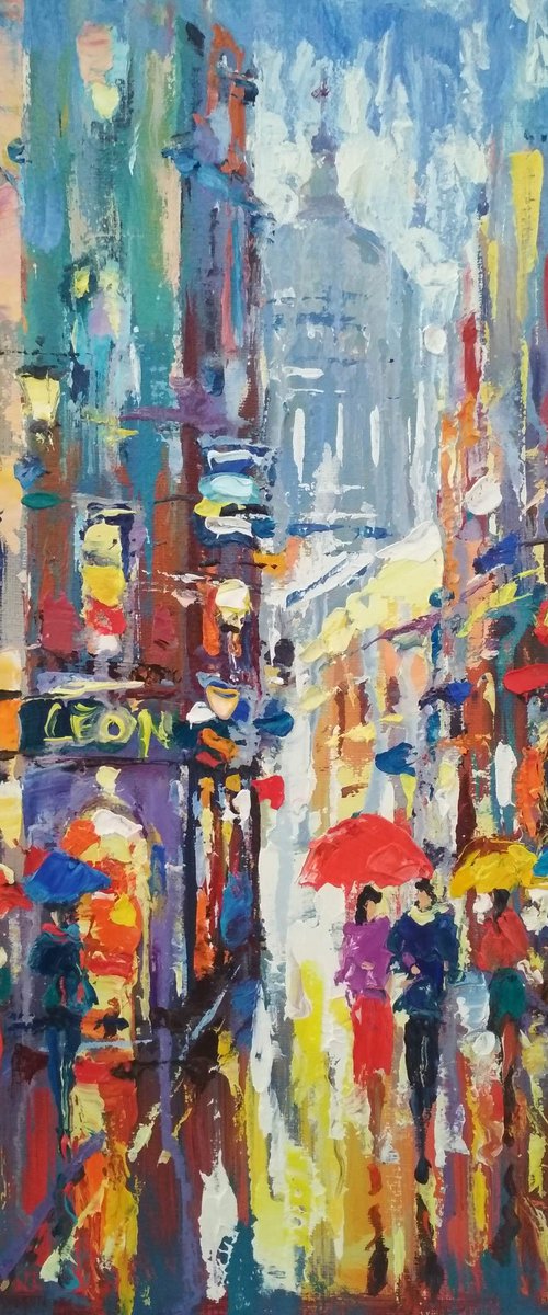 Abstract cityscape (London)02 by Andrej  Ostapchuk