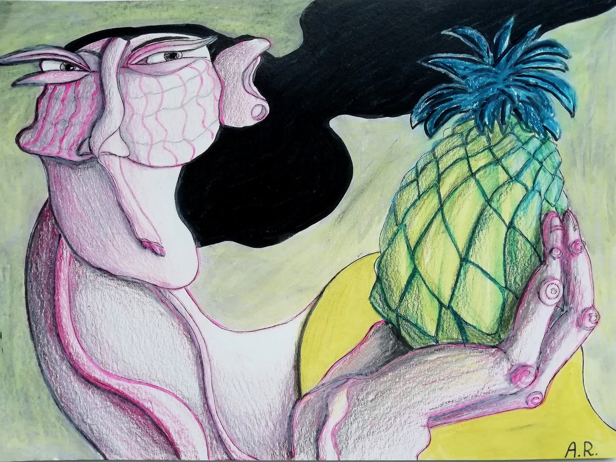 A pineapple. by Anna Reshetnikova