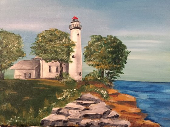Michigan Lighthouse Series - #7 - Pointe Aux Barques