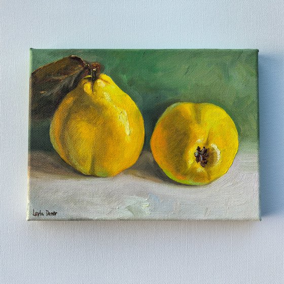Quince fruit still life