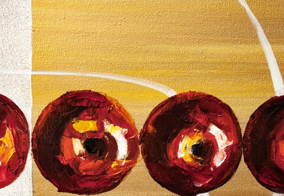 " Red apples " still life