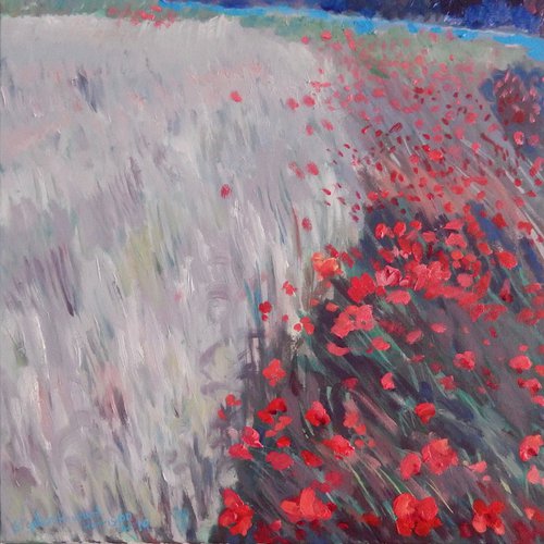 'Frenetic Poppies, Fife' by Stephen Howard Harrison