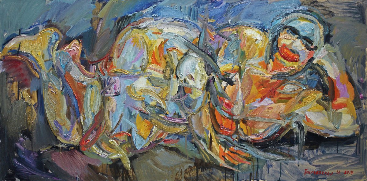 Muse 100x50 by Marina Podgaevskaya