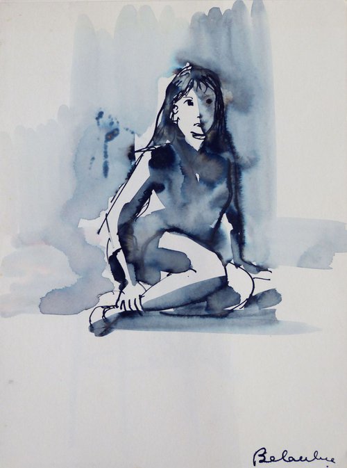 Irene, Passage Charles-Albert, #3, 24x32 cm by Frederic Belaubre
