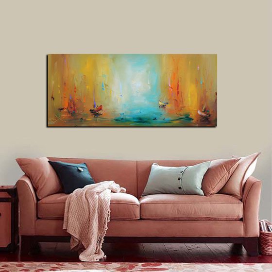 Sea mood , Extra Large Oil Painting