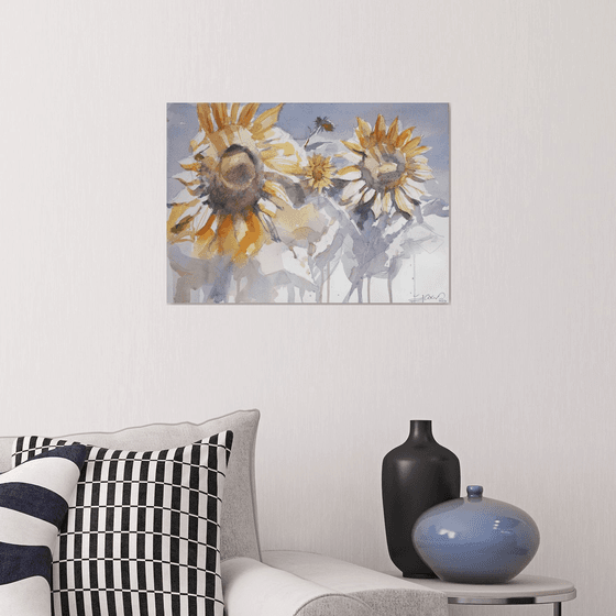 Sunflowers in the field