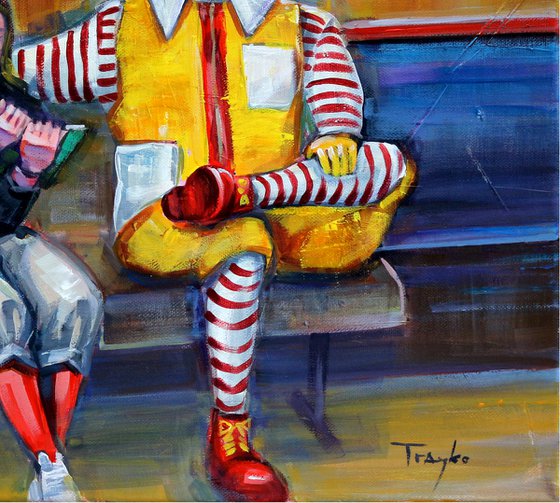 Reading a book | McDonald's | Ronald