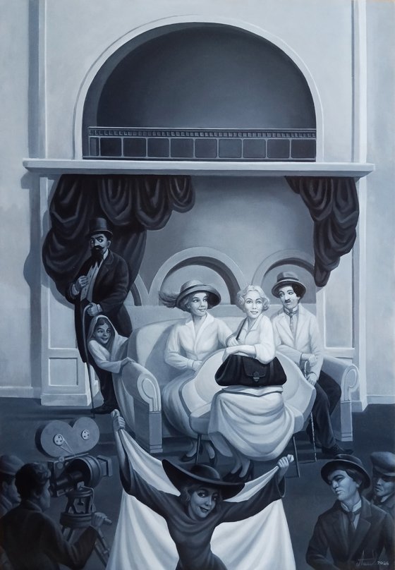 A Surreal Chaplin Portrait