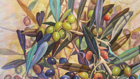 Olives, Oil Painting