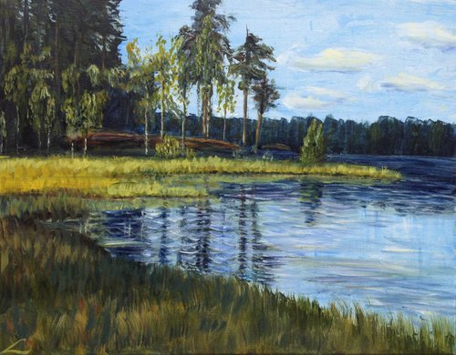 Pastor's lake by Elena Sokolova