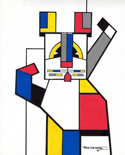 Mondrians Cat by Ben De Soto