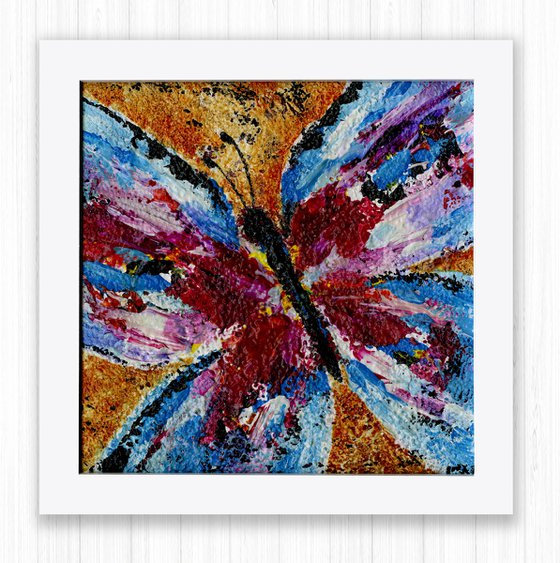 Butterfly Delight 30 - Framed Painting by Kathy Morton Stanion