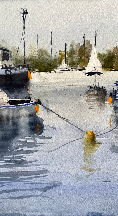 Boats on the Orwell…. by Paul Mitchell