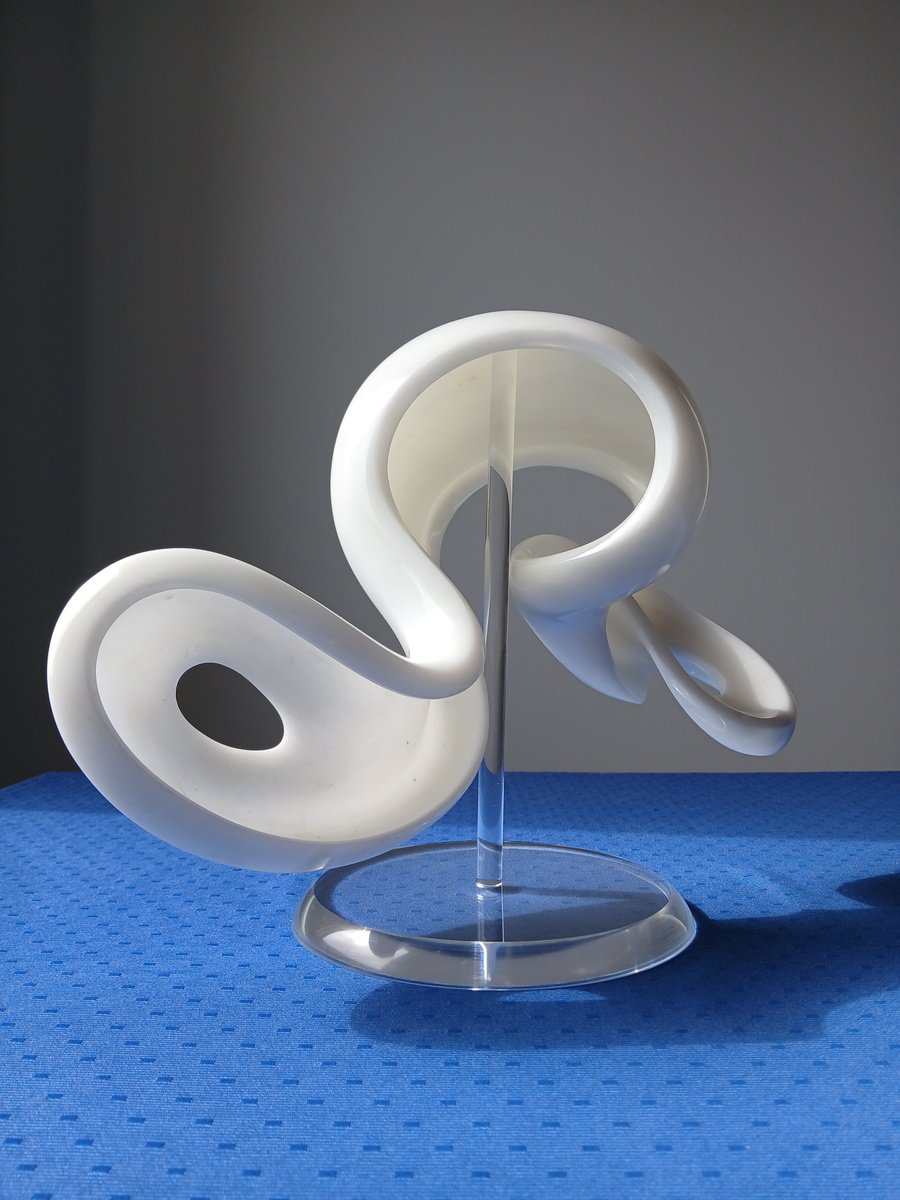 Abstract Animal Stone Sculpture By Massimiliano Capraro, 14 X 11", Hind, Original Artwork