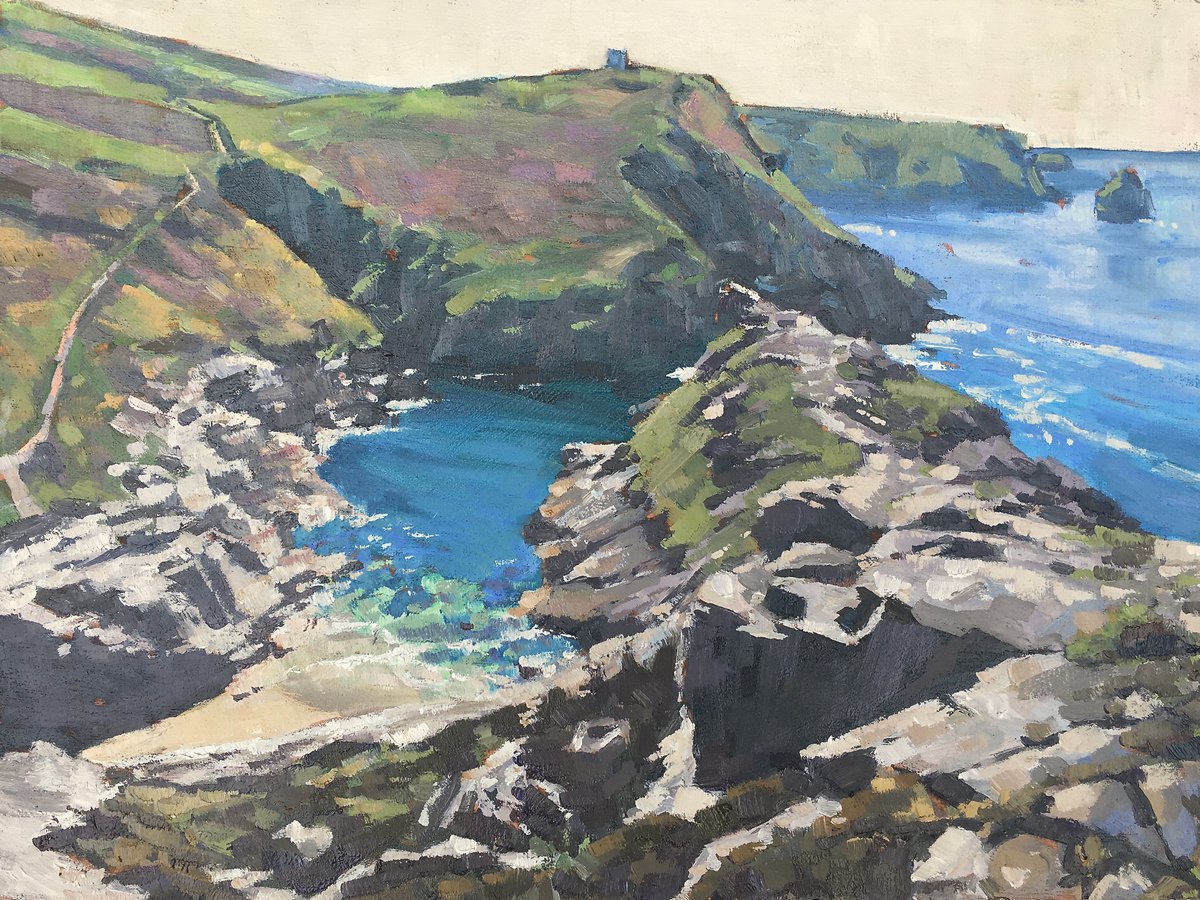 Entrance to Boscastle Harbour by Louise Gillard