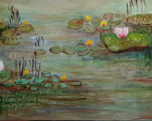 Water Lilies by Leo Baxiner