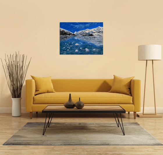 Glacier Bay ( Large 40"x30"-102cm x 76cm)