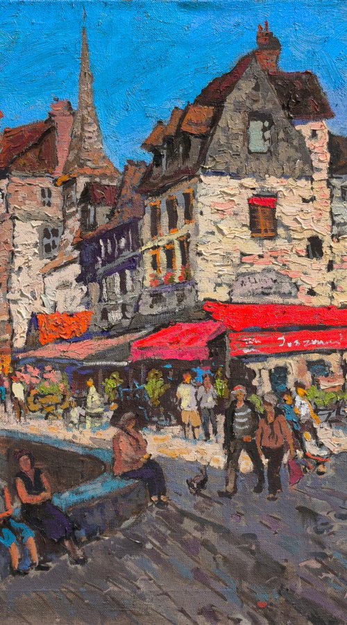Honfleur Waterfront, Normandy by Alexander Shandor