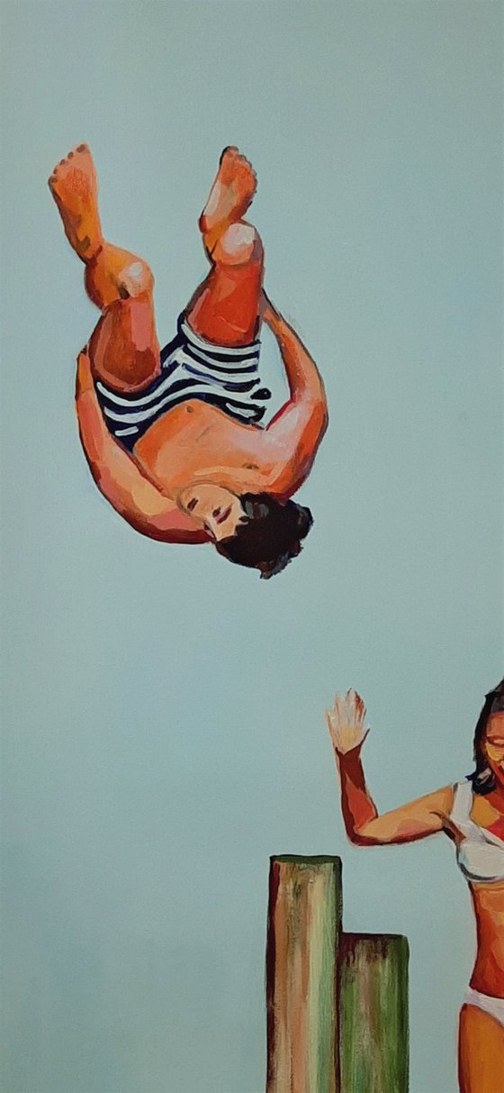 Jump / 120 x 120 x 0,1 cm