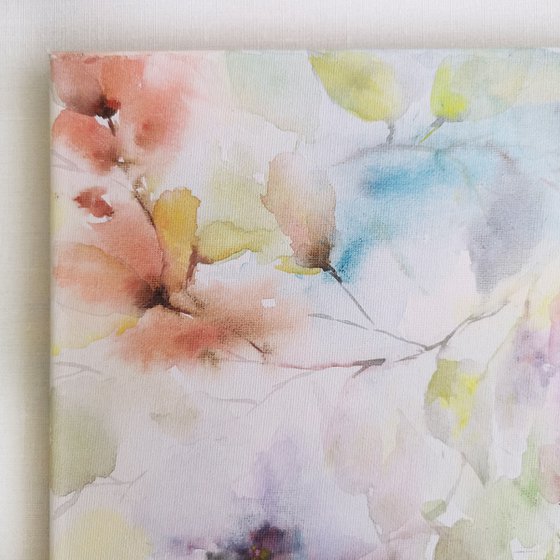 Abstract flowers bouquet