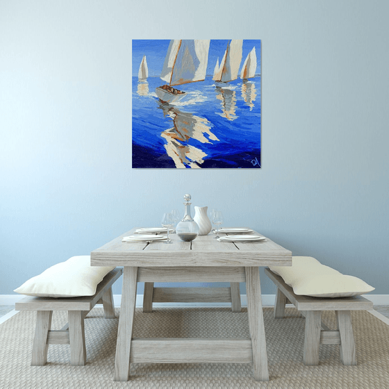Blue, Reflets, Lumière