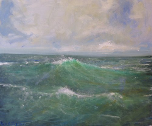 Bridlington Waves by Malcolm Ludvigsen