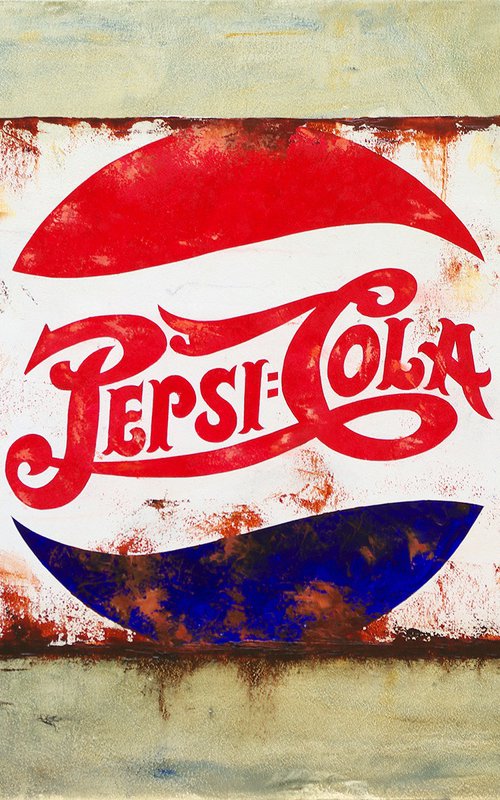 PEPSI METAL SIGN by Richard Manning