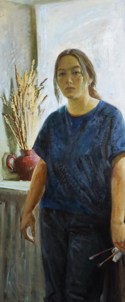 Self-portrait by Maria Egorova