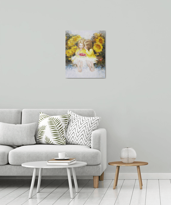 В ПОДСОЛНУХАХ.Анна Добродий