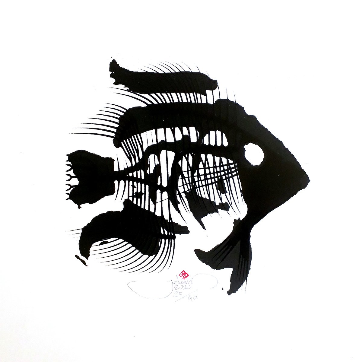 Graphic Screenprint , Black By Gokhan Okur, 12 X 12, Artwork For Sale On Artfinder