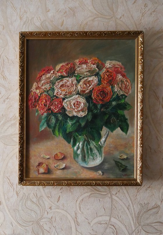 Roses painting