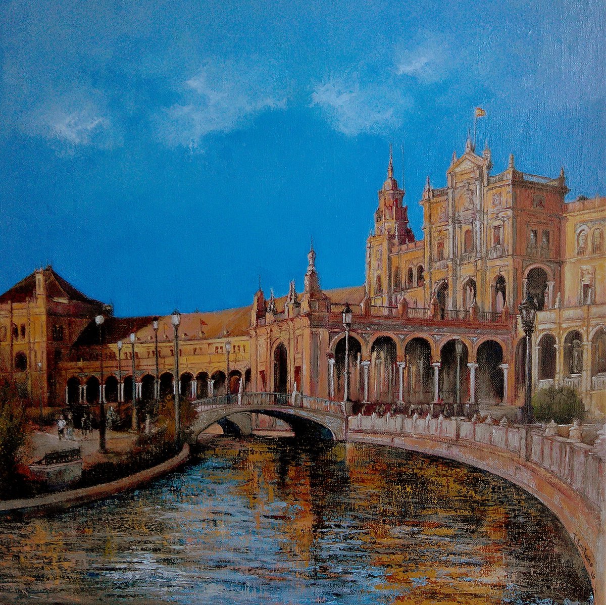 Plaza de Espana-Sevilla by TOMAS CASTAi?O
