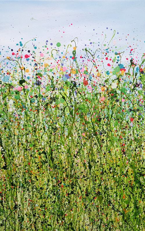 Echos Of Summer - Abstract Meadows by Lucy Moore