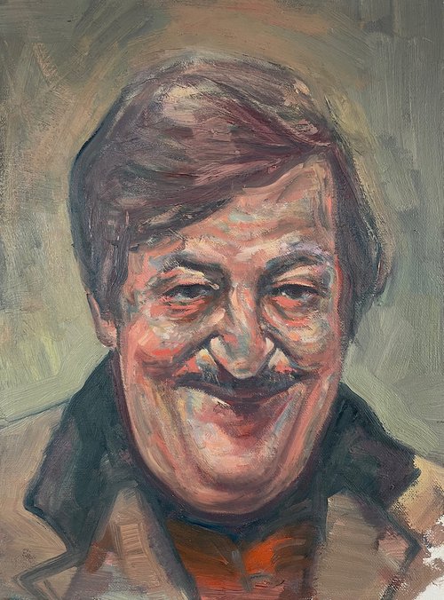 Portrait of a man(S.F.) by Tamas Szikszay