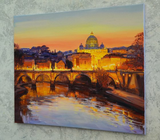 St. Angelo Bridge in Rome