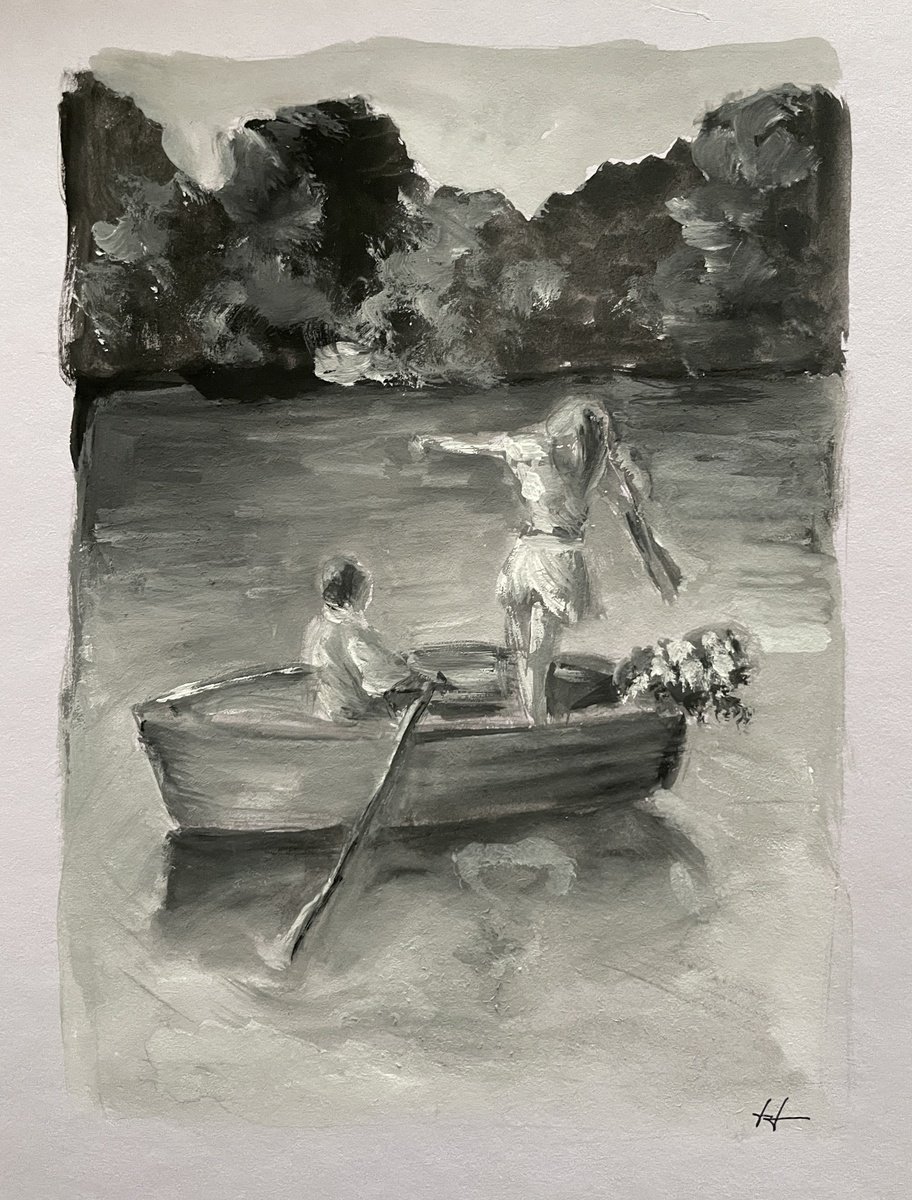 Impressionistic Portrait Painting By Dif | Diletta Innocenti Fagni, 8 X 11, Summer Love I, Original Artwork